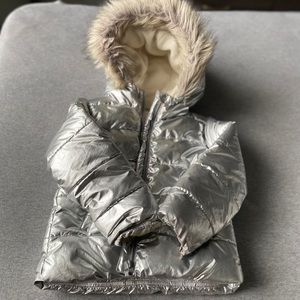children’s place metallic winter coat